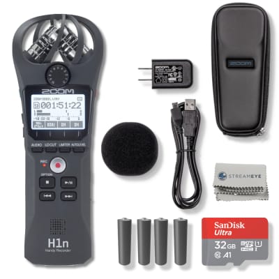 Zoom H1n-VP Handy Recorder Value Pack with Zoom HRM-11 Handy