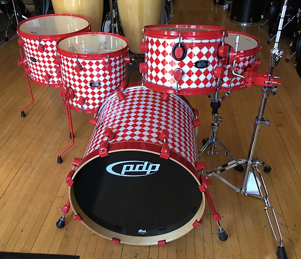 PDP 805 5pc Shell Pack Red and White Checkers