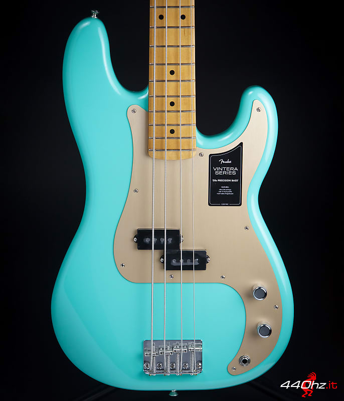 Fender Vintera '50s Precision Bass with Maple Fretboard Seafoam Green image 1