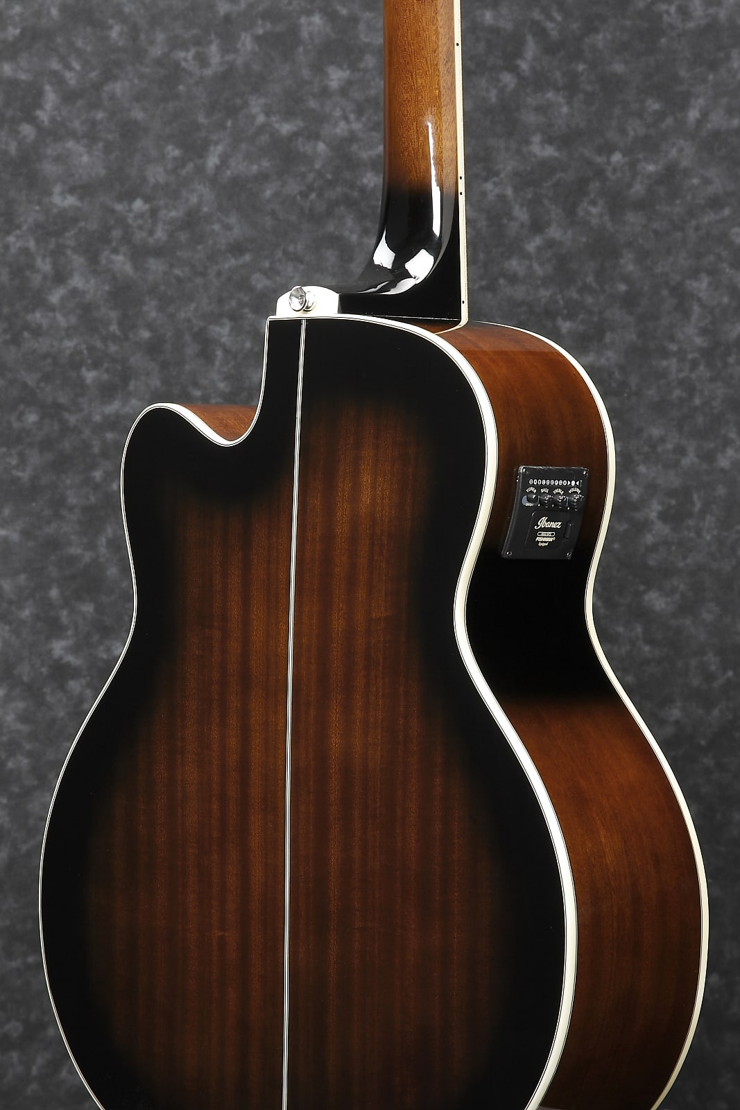 Ibanez AEB10E Acoustic-Electric Bass Guitar Dark Violin Sunburst High Gloss