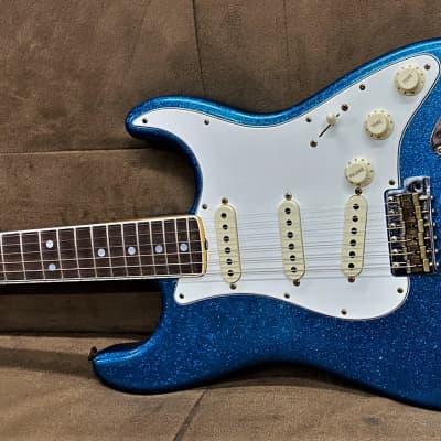 Fender Stratocaster, Limited Edition, Custom Shop, Journeyman Relic, June 2021 CS APAC Show Rebuild #73 New 1965 Aged Blue Sparkle image 7