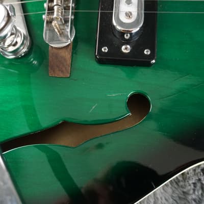 Crestwood Hollowbody Electric - Green image 7