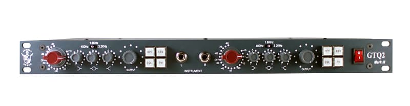 Aurora Audio GTQ2 - Class A Stereo Mic Amplifier with Three Band EQ image 1