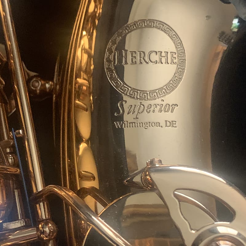 Herche Superior Alto Saxaphone AS630 2021 Gold Lacquer Reverb