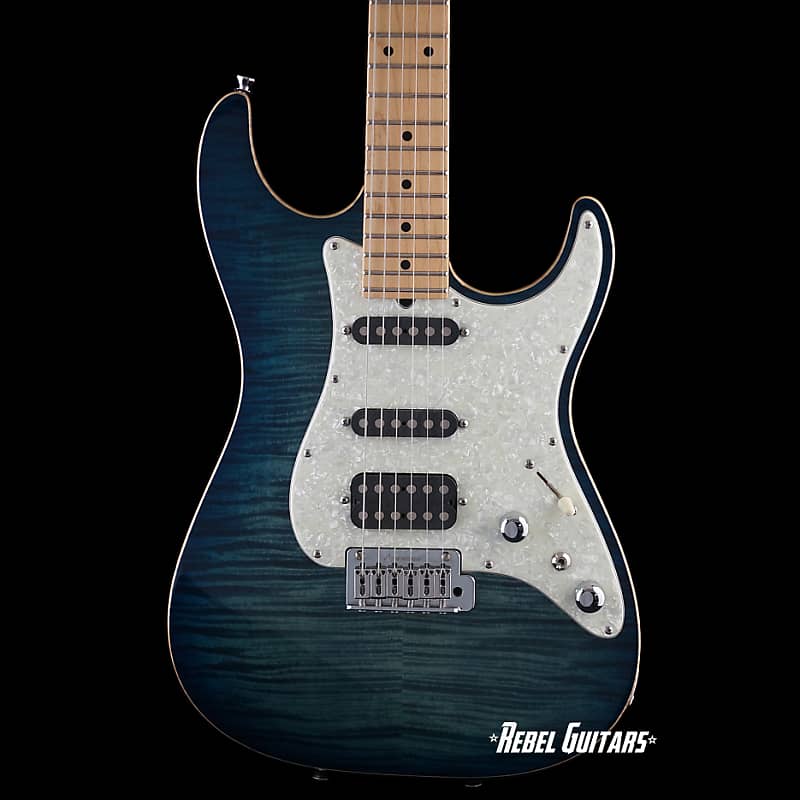 2004 Tom Anderson Hollow Drop Top Classic in Arctic Blue Burst