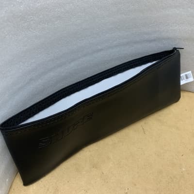 SHURE WIRELESS 95B2313 BLACK VINYL ZIPPERED MIC POUCH- EXCELLENT!! MAKE OFFER! image 1
