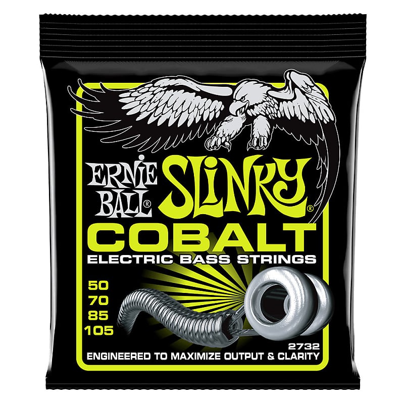 Ernie Ball 50-105 Cobalt Regular Slinky Bass Strings image 1