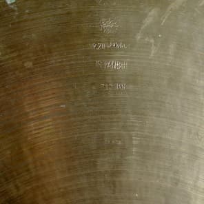 K Istanbul Old Stamp IIa 15" Hi Hat (Thin Top) with Zilco (Heavy Bot) 1945-1949 - with Sound File image 5