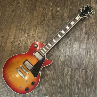 Fresher Les Paul Type MIJ Electric Guitar 1970s Japan - cherry Sunburst image 1