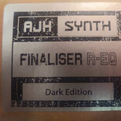 AJH Synth Finalizer Reverb + EQ Black image 2