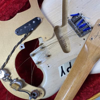 Fender Mandoline Guitar - RARE SERIAL #00005, Mandocaster 1956 - Blonde Finish, SERIAL #00005 image 11