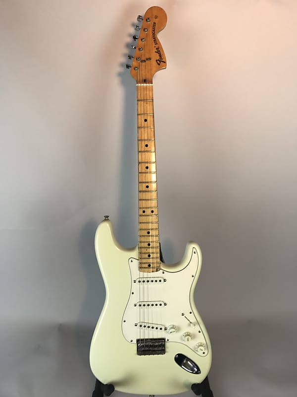 Fender Stratocaster Hardtail 1972 Olympic White Refinished | Reverb