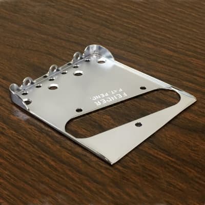 Fender Telecaster Bridge Plate w/Double Long Notches & use with a Bigsby Vibrato for sale