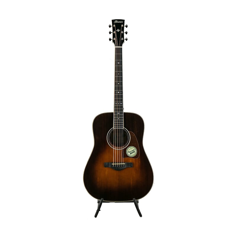 Ibanez AVD10-BVS Artwood Vintage Thermo Aged Acoustic Guitar, Brown Violin Sunburst, 1X02CD190413375 image 1