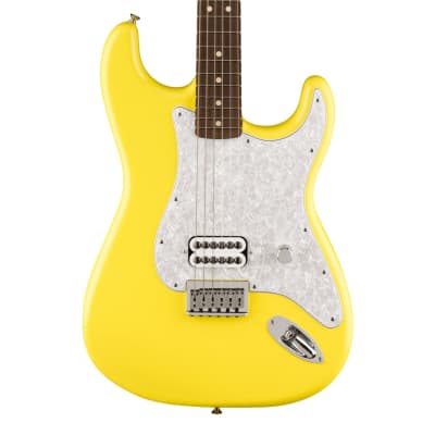 Used Fender Ltd. Ed. Tom Delonge Stratocaster - Graffiti Yellow w/ Rosewood FB image 3