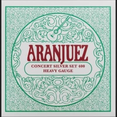 Aranjuez Classical Guitar Strings Concert Silver Set 400 Heavy Gauge for sale