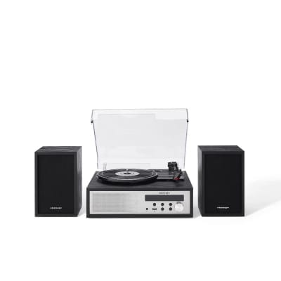 Crosley Sloane Record Player with Speakers CR7022A-BK - Black image 5