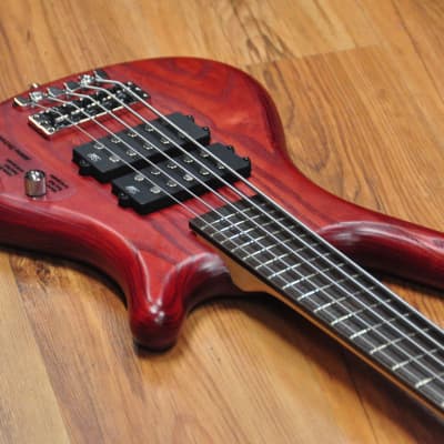 Warwick Rockbass Corvette $$ 5 Burgundy Red image 12