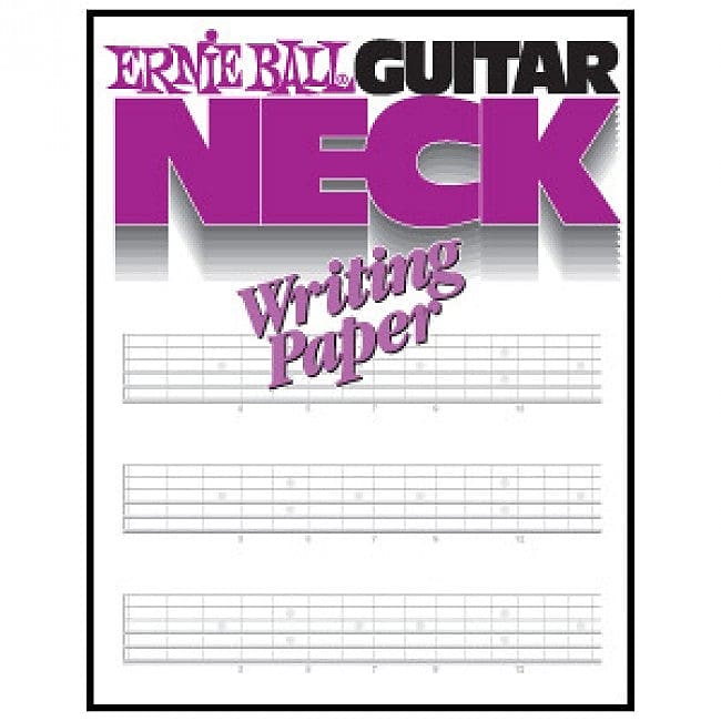 ernie-ball-7020-guitar-neck-writing-paper-book-reverb