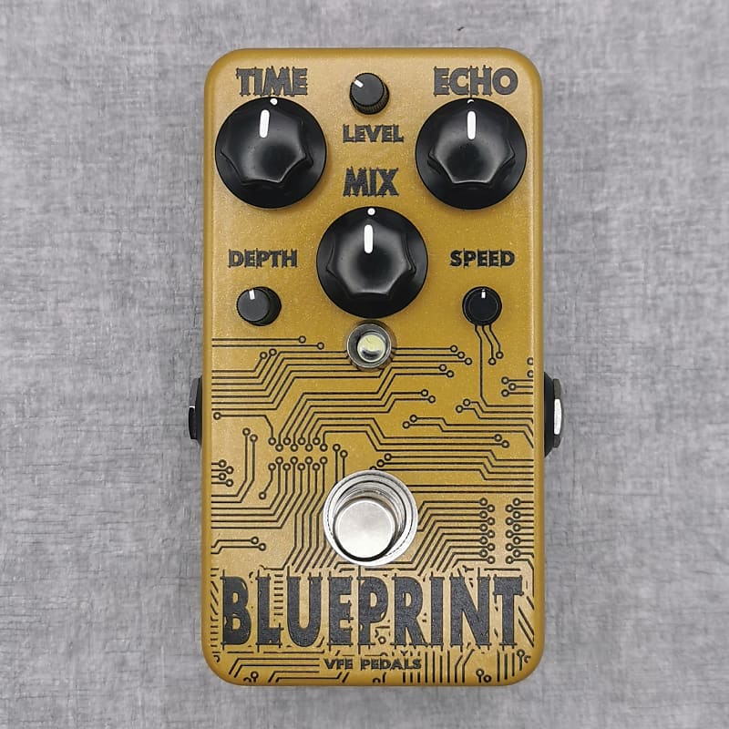 VFE Blueprint analog delay in Gold (very rare)