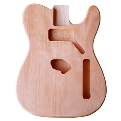 BexGears Unfinished Bass Guitar Body For PJM Bass, okoume wood