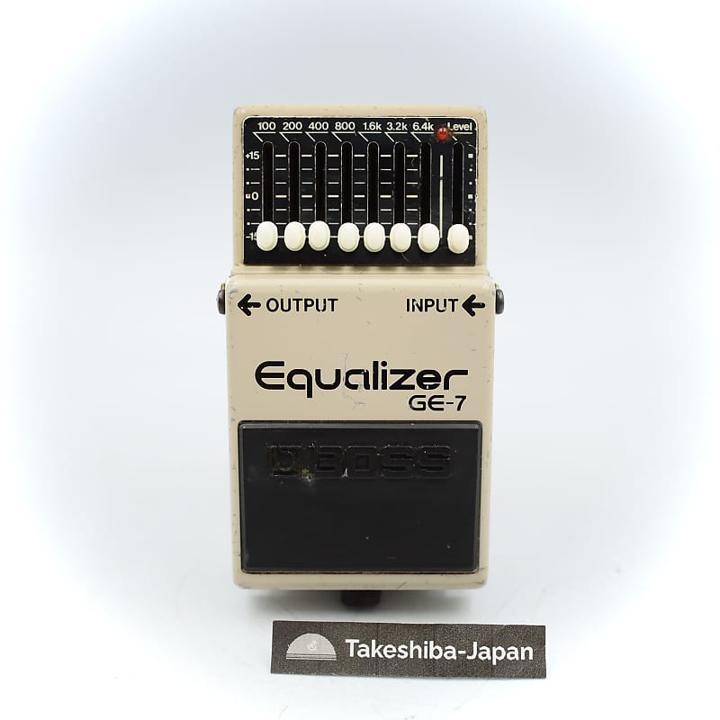 BOSS GE-7 Equalizer 黒ラベル ACA TAIWAN製 Boss GE-7 Equalizer Black Label 1995 Made in Taiwan ACA