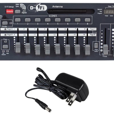 Chauvet DJ Obey 40 D-Fi 2.4 Wireless DMX Lighting Controller w/ MIDI+DMX Cable image 2
