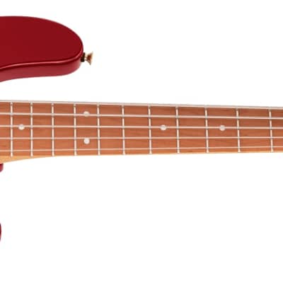 CHARVEL - Pro-Mod San Dimas Bass JJ V  Caramelized Maple Fingerboard  Candy Apple Red - 2965079509 image 4