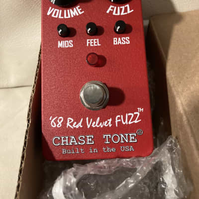 Reverb.com listing, price, conditions, and images for chase-tone-68-red-velvet-fuzz