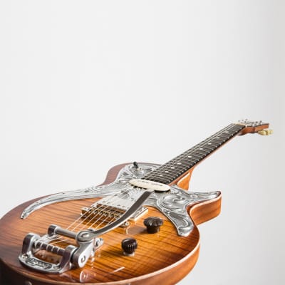 Spalt Instruments 624 Burst Custom Electric Guitar, Mahogany & Flamed Maple image 7