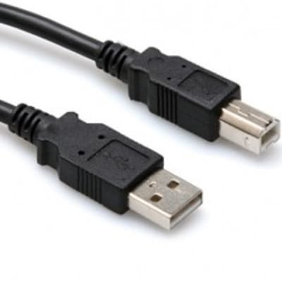 Hosa USB-215AB High Speed USB Cable, Type A to Type B, 15 ft image 1