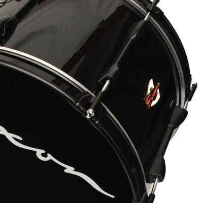 Trixon Field Series Marching Bass Drum 20 by12 Black Polish image 2