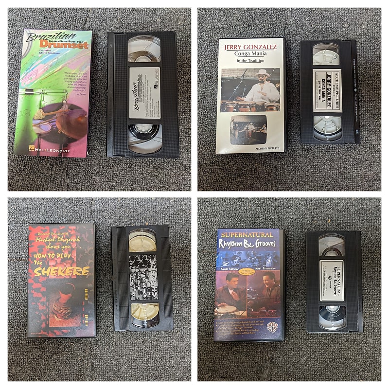 Lot of 29 Percussion VHS Tapes | Reverb