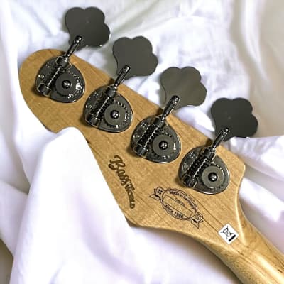 SANDBERG "BASS THE WORLD" (TT-4), Black Matte / Maple *On Order, ETA Oct. 2025 image 7