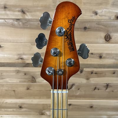 Ernie Ball Music Man StingRay 4 H Electric Bass USED - Honey Burst image 3