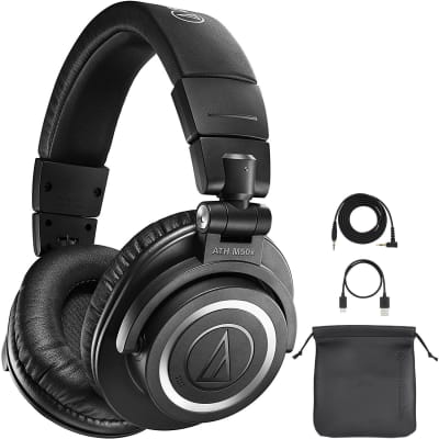  Audio-Technica ATHM50XBT Wireless Bluetooth Over-Ear