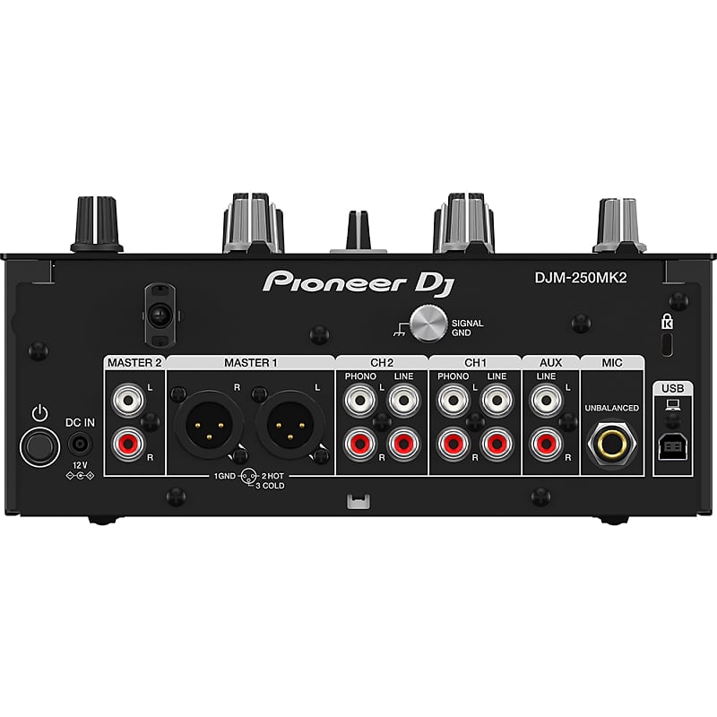 Pioneer DJ DJM-250MK2 Rekordbox DVS-Ready 2-Channel Mixer, Built-in Sound  Card