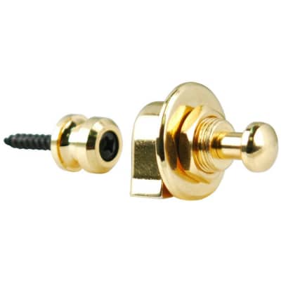 Grover GP800G Quick Release Strap Locks, Gold (Set of 2) image 2