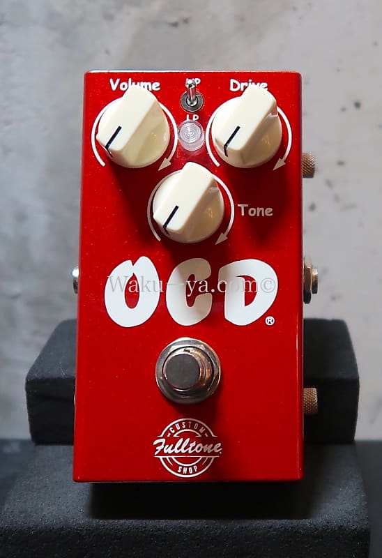 ギター Fulltone OCD Custom Shop Candy Apple Red Fulltone Custom Shop OCD Candy Apple Red Limited Edition