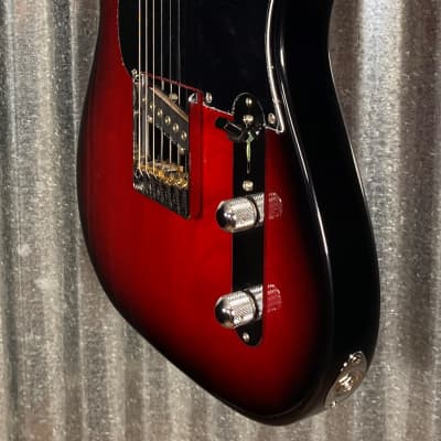 G&L USA ASAT Classic Redburst Guitar & Case #6204 image 5