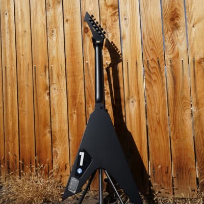 ESP James Hetfield Vulture Black Satin 6-String Electric Guitar w/ Case (2022) image 9