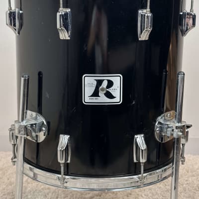 Rogers 24/12/13/14/15/16" 70's "Big R" Drum Set w/ 5x14" Dynasonic & Hardware - Black image 23