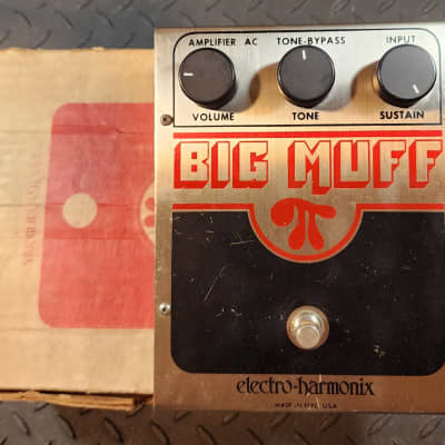 Electro-Harmonix Big Muff Pi V6 1981 Vintage Fuzz EH3034 2N5088 Transistors image 2
