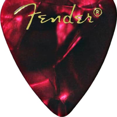Fender 351 Premium Celluloid Guitar Picks - RED MOTO, MEDIUM 144-Pack (1 Gross) image 3