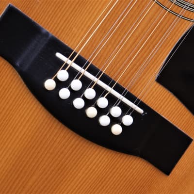 1980s Yamaha FG-420-12, 12 String Acoustic Guitar, Natural image 3