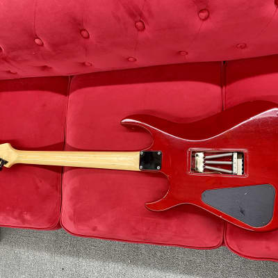 Hamer USA Diablo Electric Guitar 1990's - Transparent Red with Lace Sensors image 10