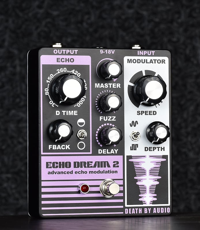 Death By Audio Echo Dream 2 Fuzz/Delay/Reverb/Modulation Pedal