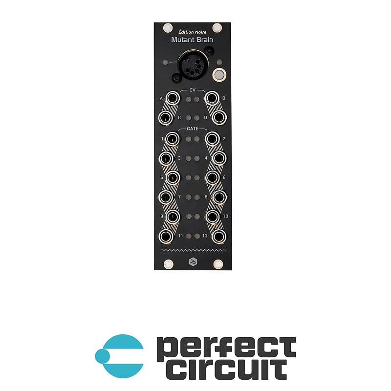 Hexinverter Mutant Brain MIDI to CV Converter (Black) | Reverb