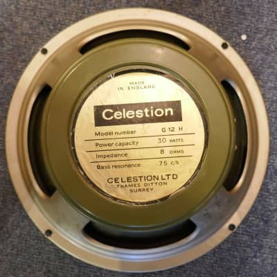 Celestion G12H Thames Ditton "Greenback" for sale