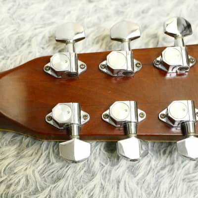Vintage 1970's made Japan vintage Acoustic Guitar Westone W-40 Jacaranda body Made in Japan image 21